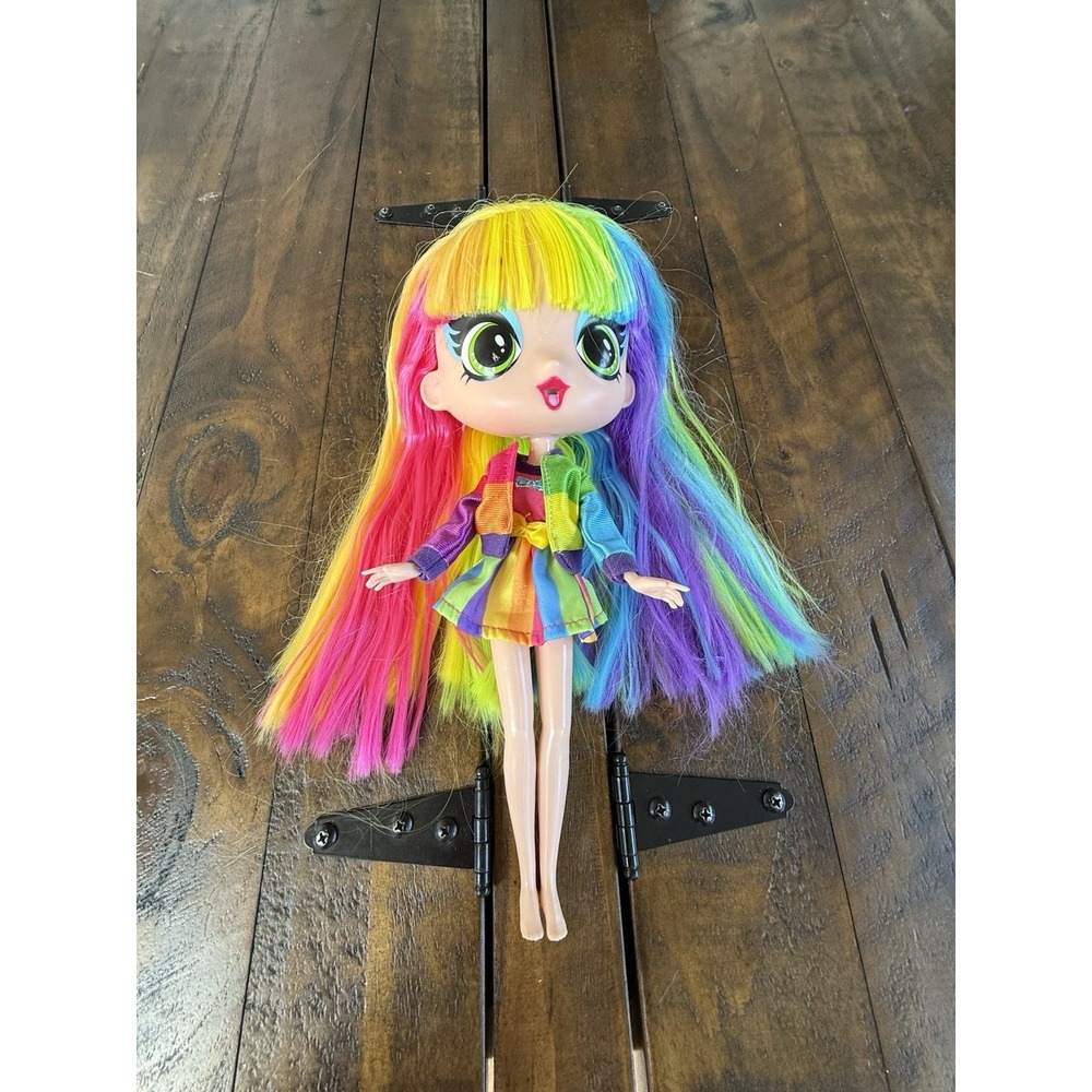 Decora Fashion Girlz Rainbow Hair Doll 11" Cepia Collectible Doll Nude Feet